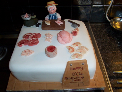 Butcher's Birthday Cake